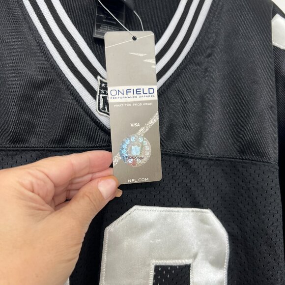 NWT NFL # 12 Aaron Rodgers Packers Reebok On field jersey Black Size 54 / XL - Picture 6 of 10